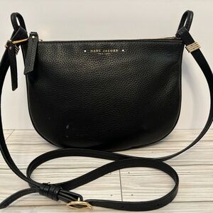 Marc Jacobs double zip pebble leather crossbody